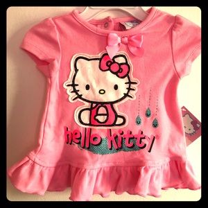 Hello Kitty shirt for baby girls size 3/6 months